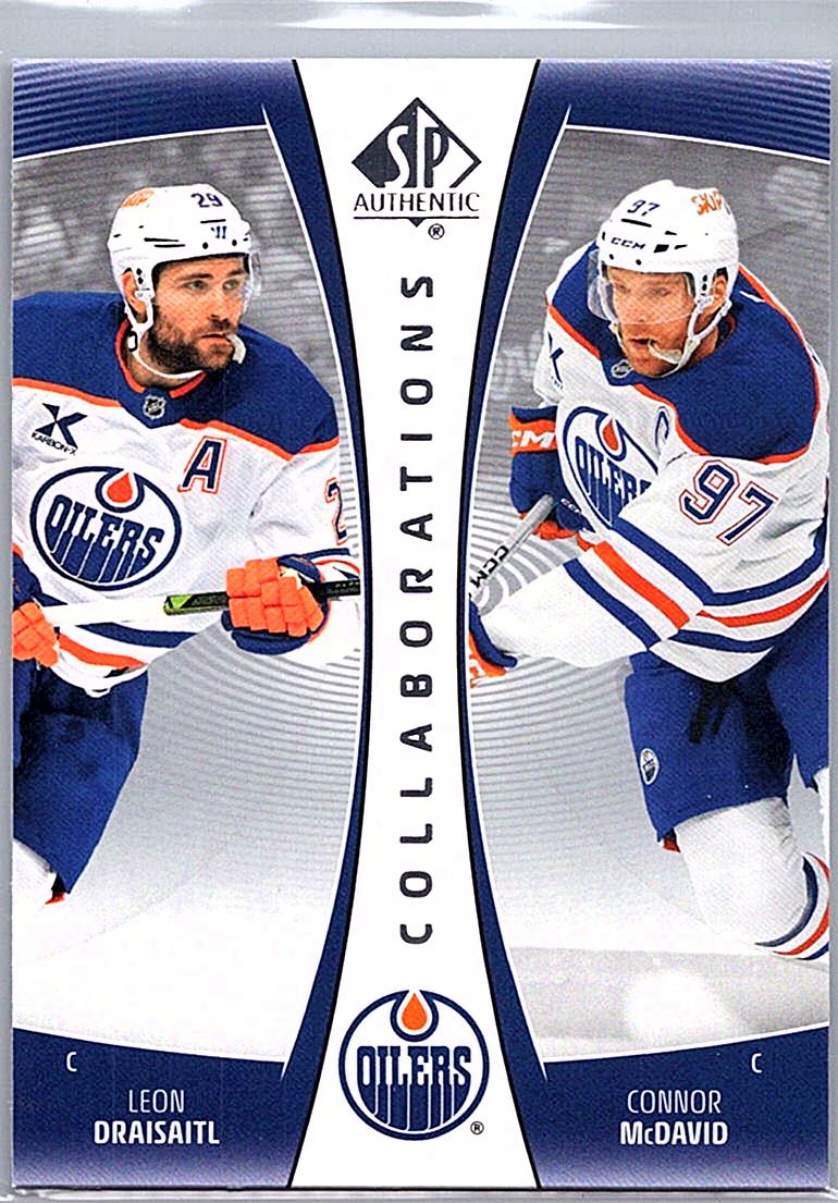 2025-26 SP Authentic - Collaborations Connor McDavid / Leon Draisaitl #CLB-7 front