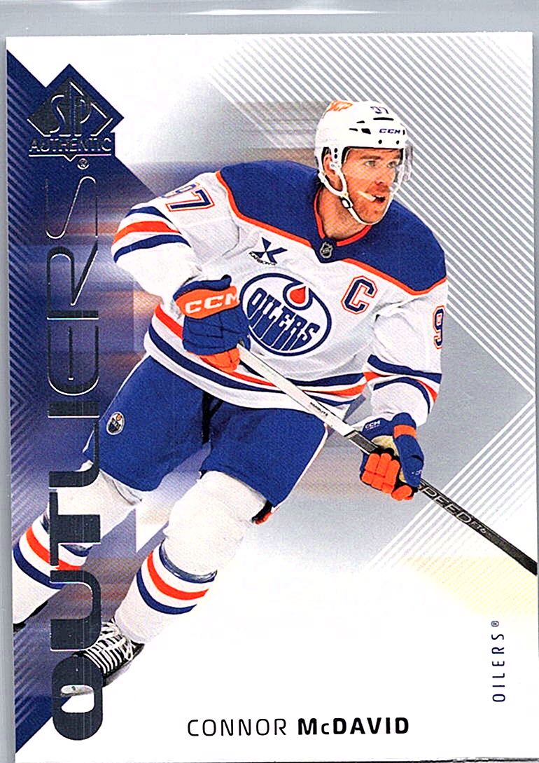 2025-26 SP Authentic - Outliers Connor McDavid #O-8 front