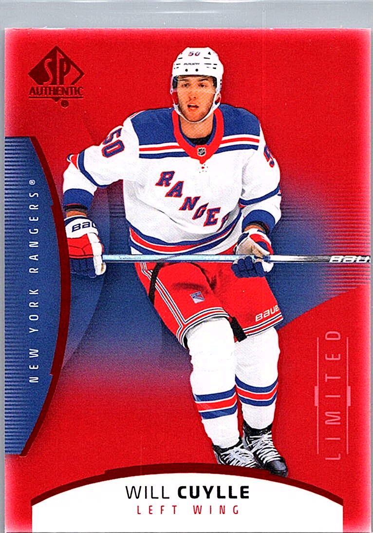2025-26 SP Authentic - Limited Red Will Cuylle #18 front