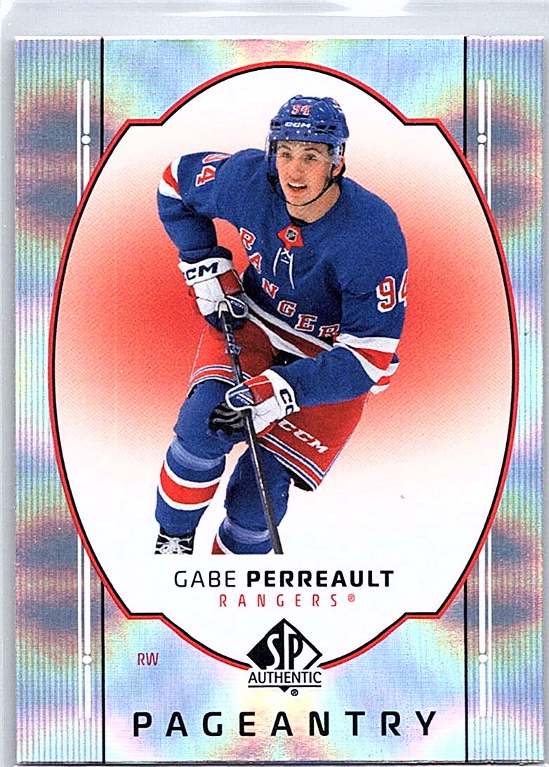 2025-26 SP Authentic - Pageantry Gabe Perreault #P-45 front