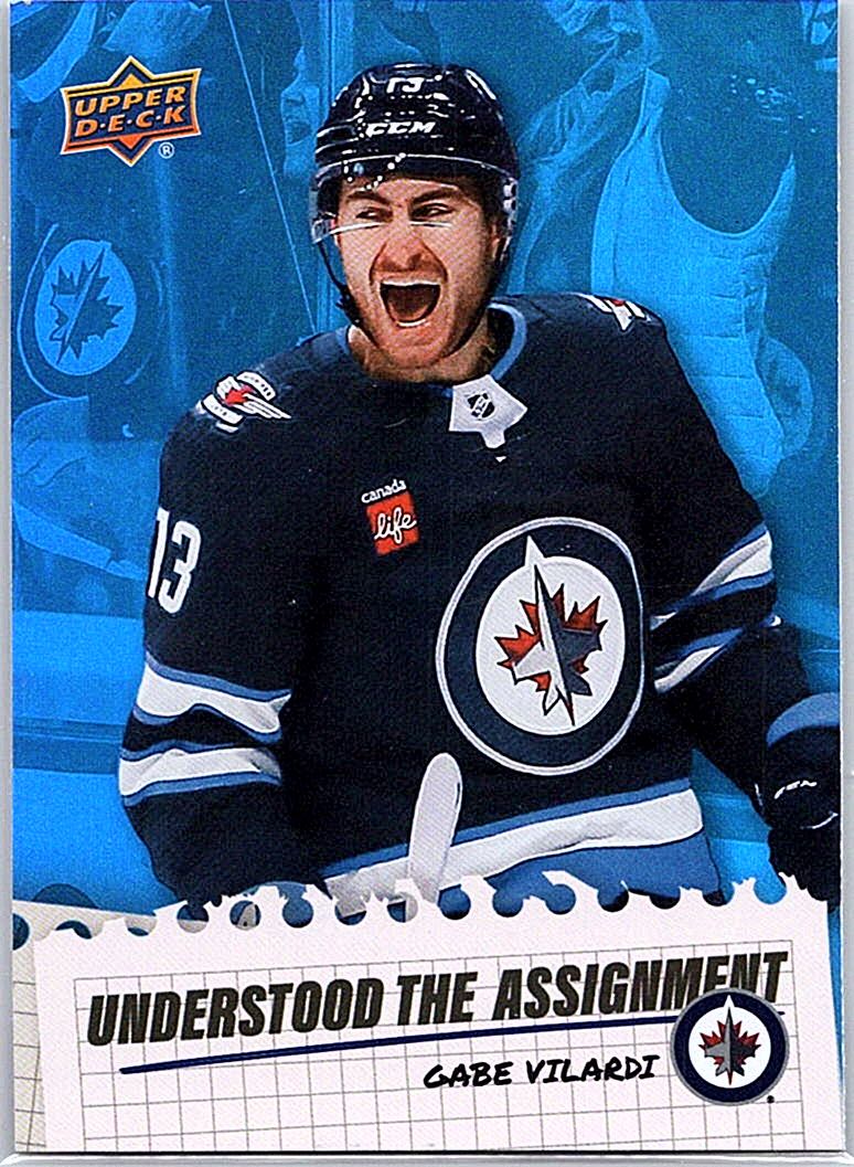 2025-26 Upper Deck - Understood the Assignment Gabe Vilardi #UA-20 front