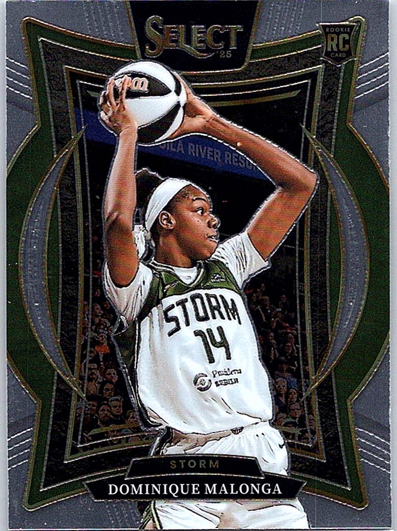 2025 Panini Select WNBA Dominique Malonga #60 RC front