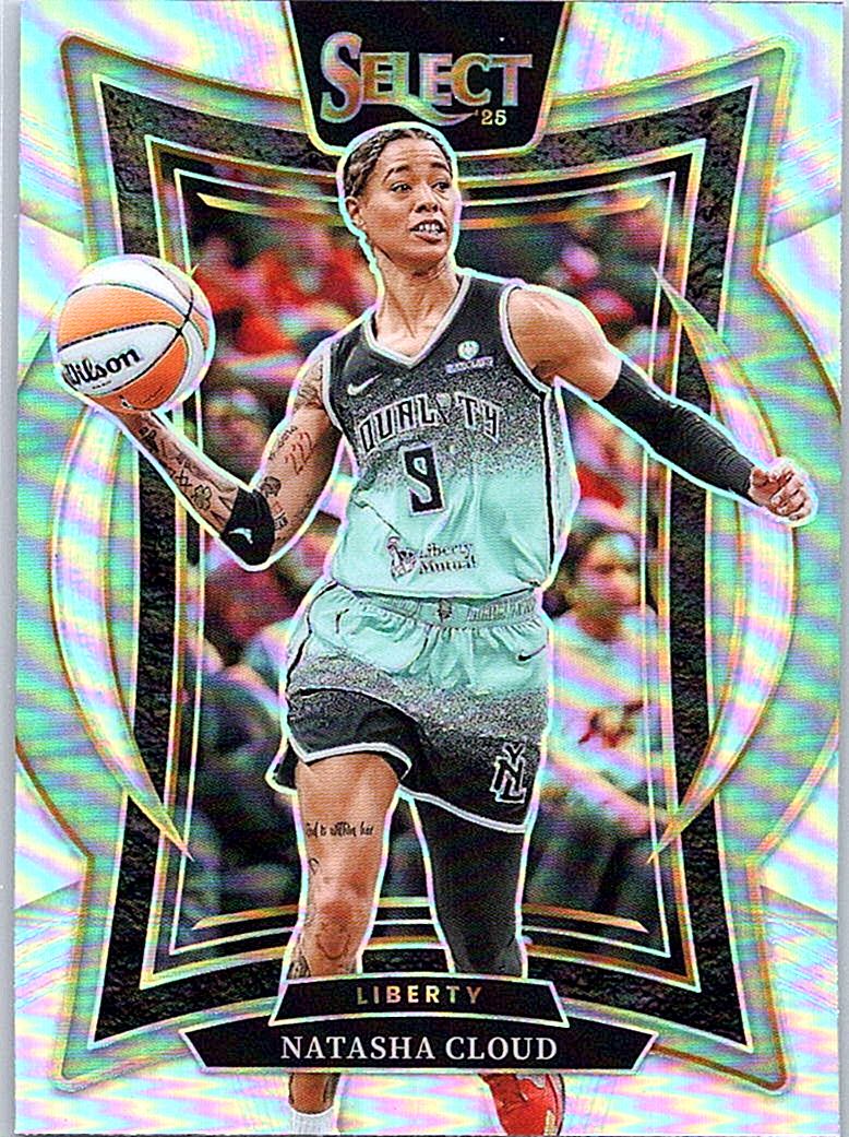 2025 Panini Select WNBA - Silver Prizms Natasha Cloud #59 front