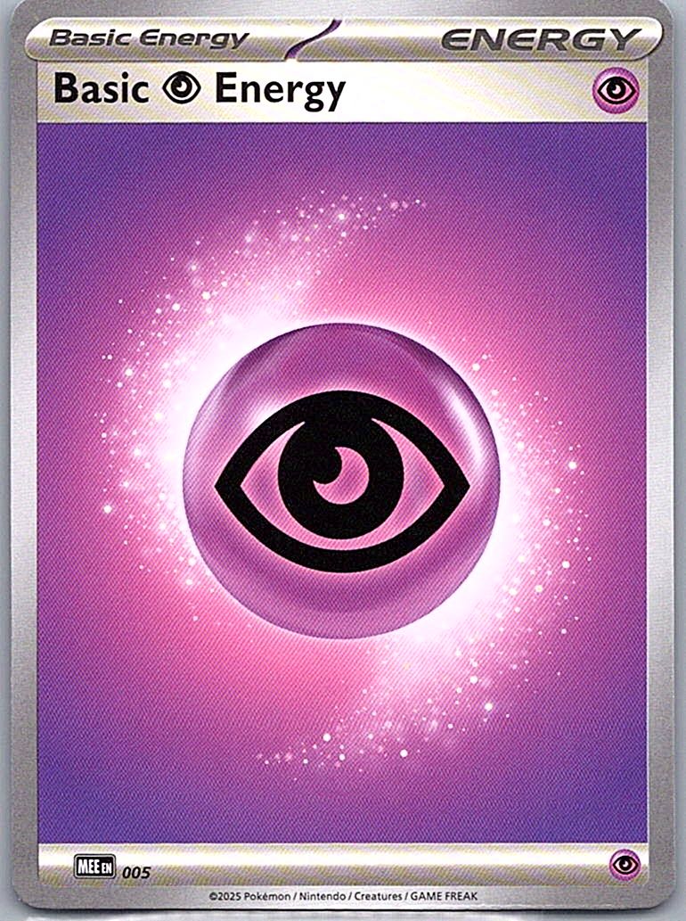2022 Prize Pack Series Cards Basic Psychic Energy #005 Common, Holo front