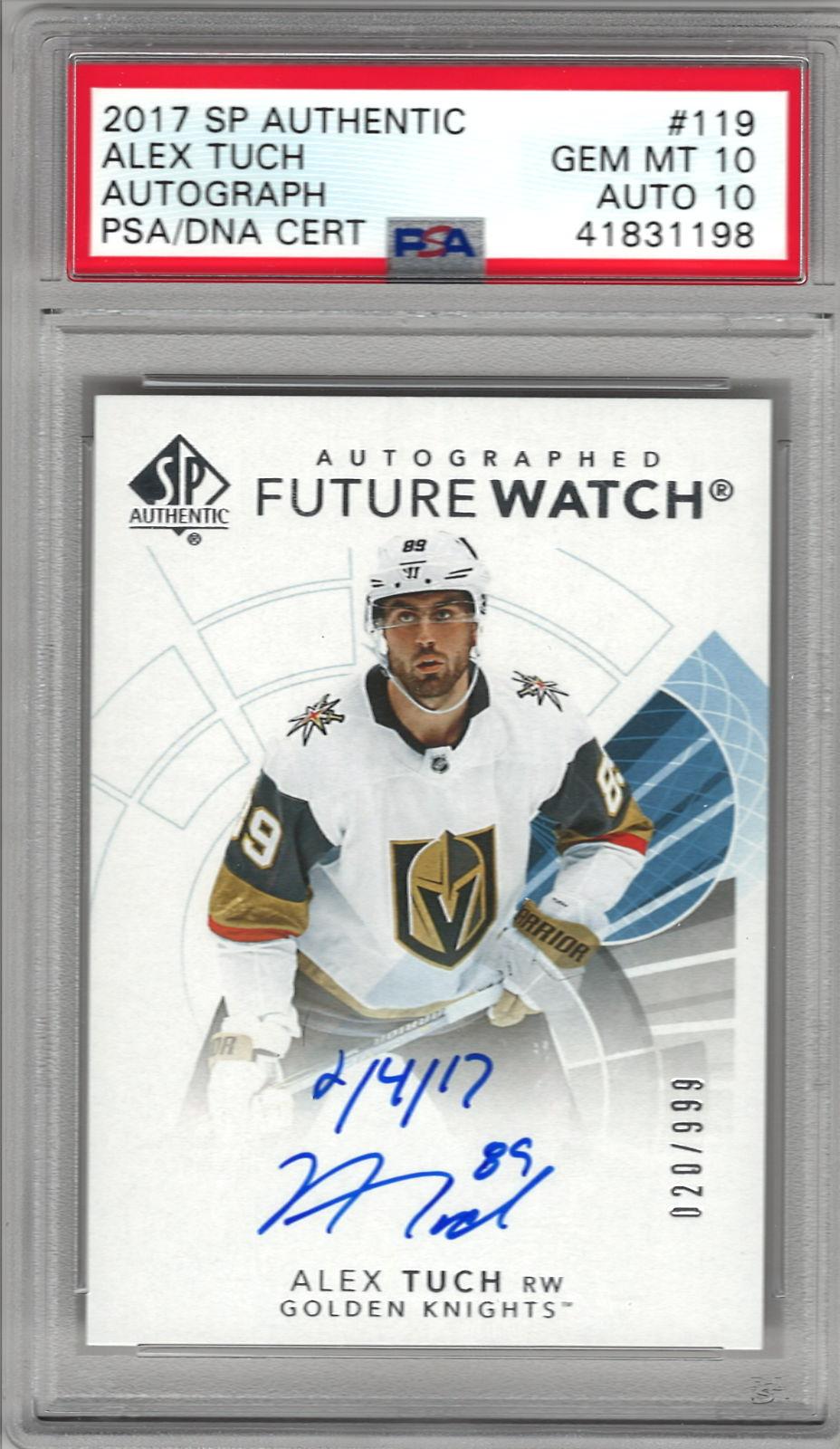 2017 Hockey Alex Tuch #119 front