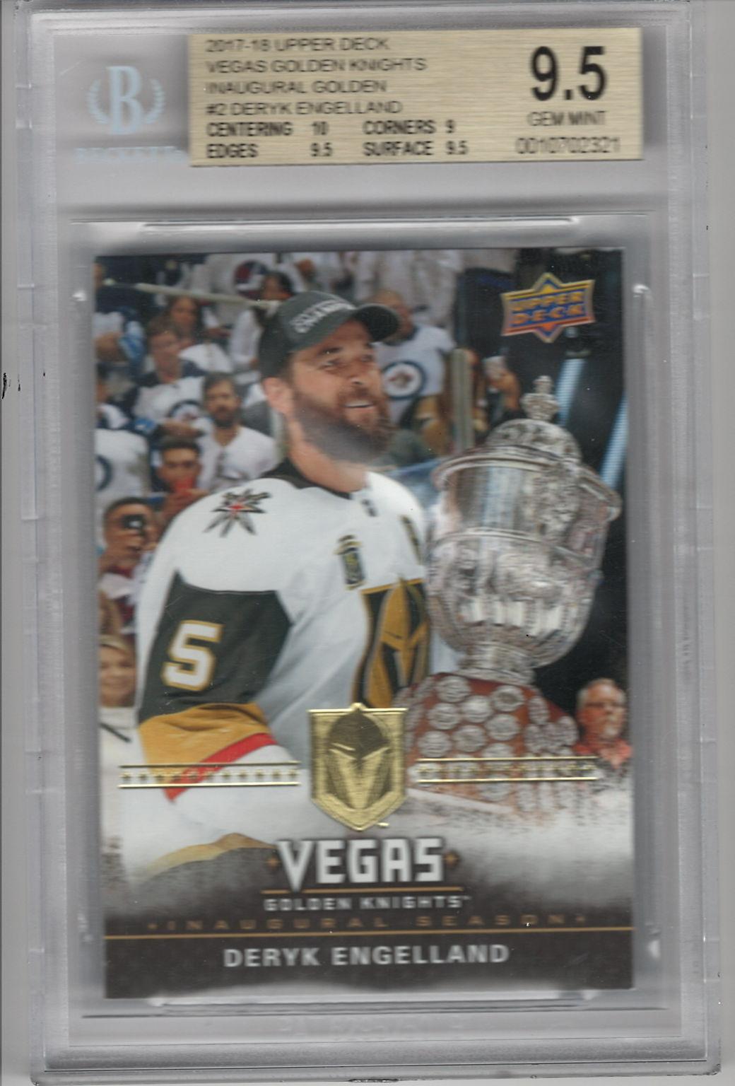 2017-18 Upper Deck Vegas Golden Knights Inaugural Season: Golden Deryk Engelland #2 front