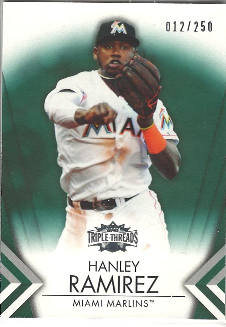 2012 Topps Triple Threads - Emerald Hanley Ramirez #35 SN250 front