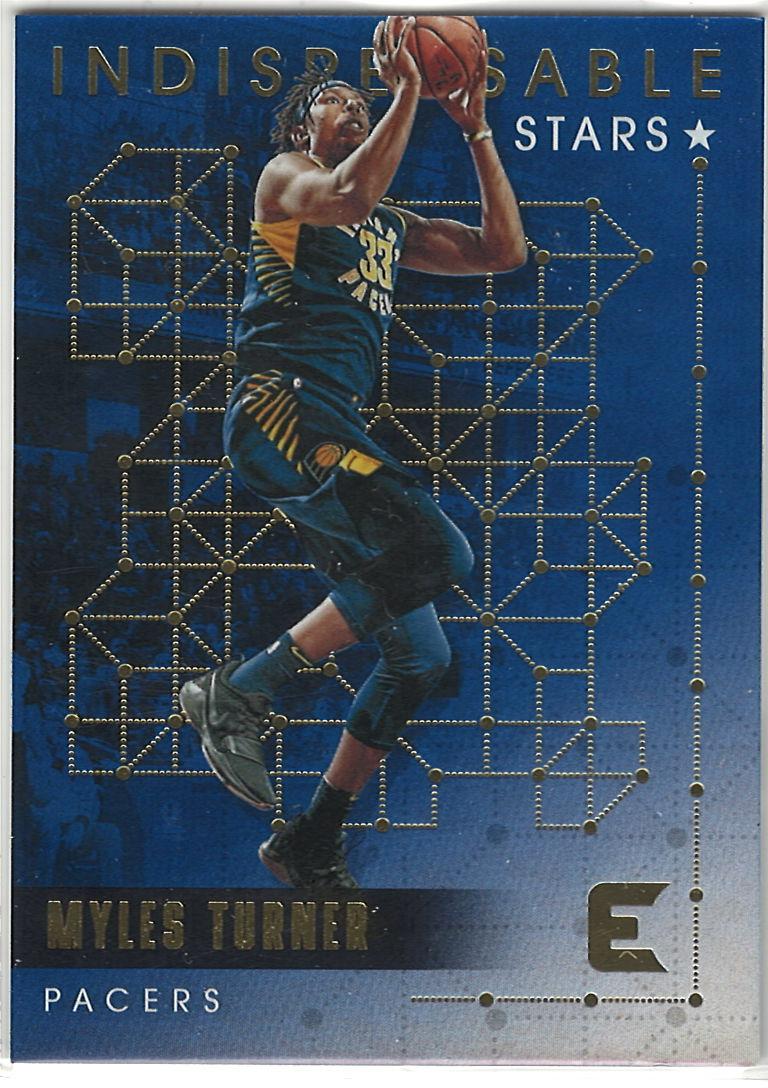 2017-18 Panini Essentials - Indispensable Stars Myles Turner #IS-22 front