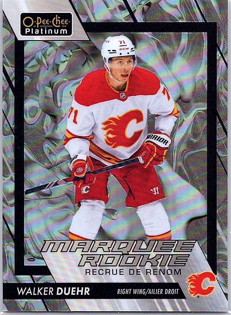 2023-24 O-Pee-Chee Platinum - Liquid Metal Walker Duehr #257 SN399 front