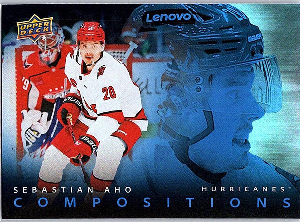 2025-26 Upper Deck - Compositions Sebastian Aho #CMP-27 front