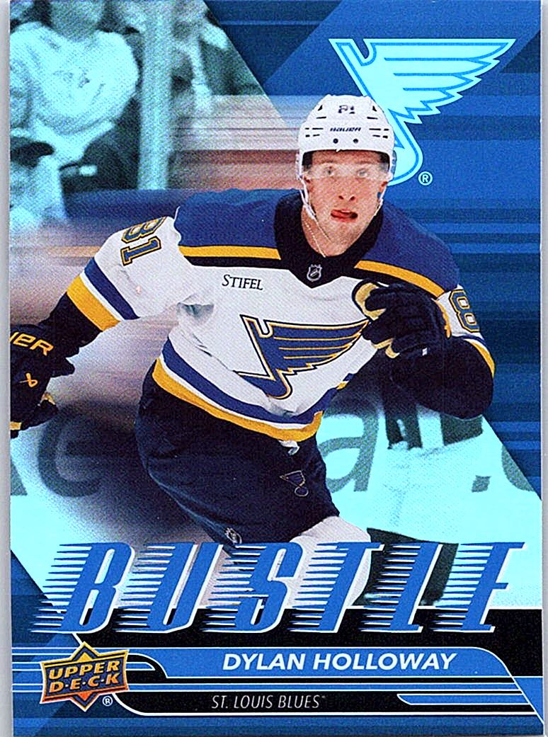 2025-26 Upper Deck - Bustle Dylan Holloway #B-6 front