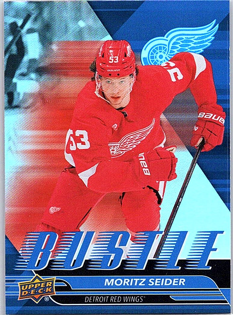 2025-26 Upper Deck - Bustle Moritz Seider #B-18 front