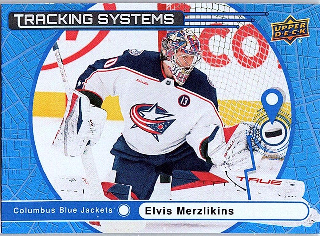 2025-26 Upper Deck - Tracking Systems Elvis Merzlikins #TS-28 front