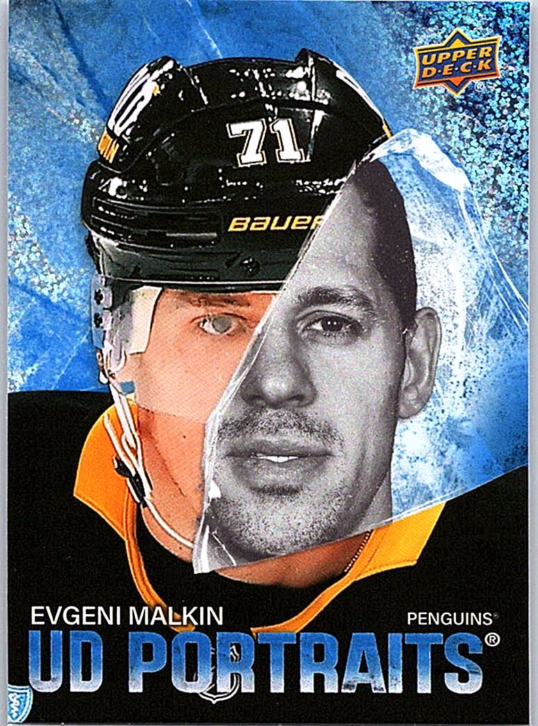 2025-26 Upper Deck - UD Portraits Evgeni Malkin #P-21 front