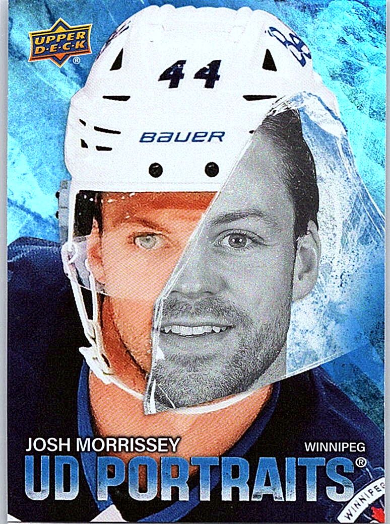 2025-26 Upper Deck - UD Portraits Josh Morrissey #P-18 front
