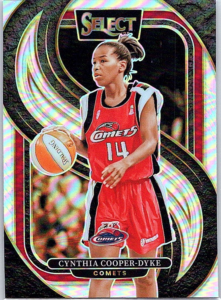 2025 Panini Select WNBA - Silver Prizms Cynthia Cooper-Dyke #168 front