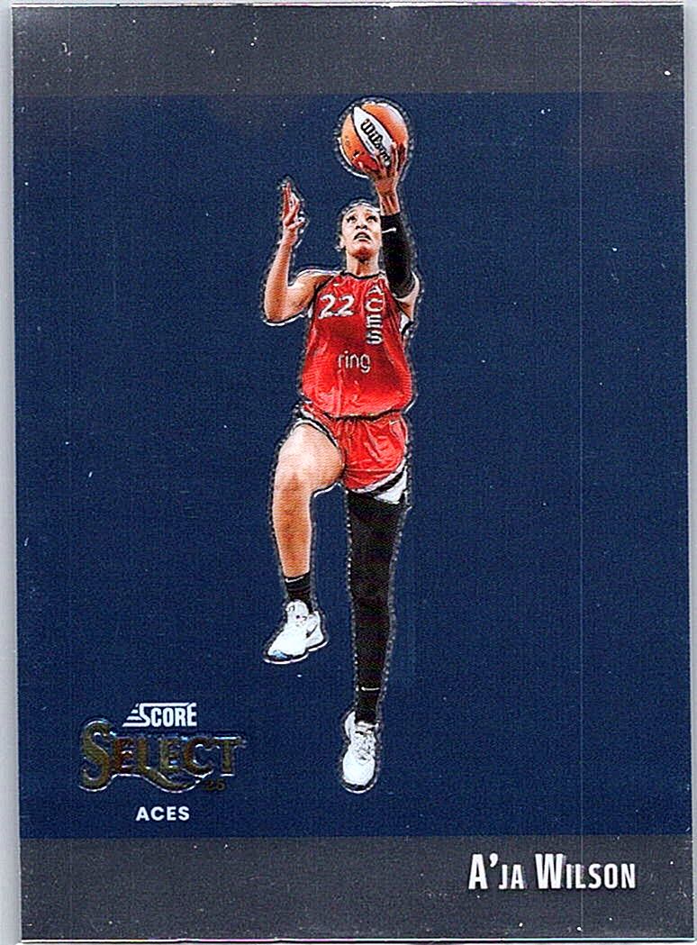 2025 Panini Select WNBA - Score Select Throwback A’ja Wilson #11 front