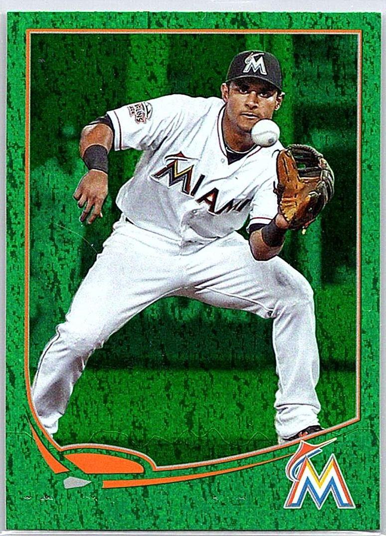 2013 Topps - Emerald Foil Donovan Solano #543 front