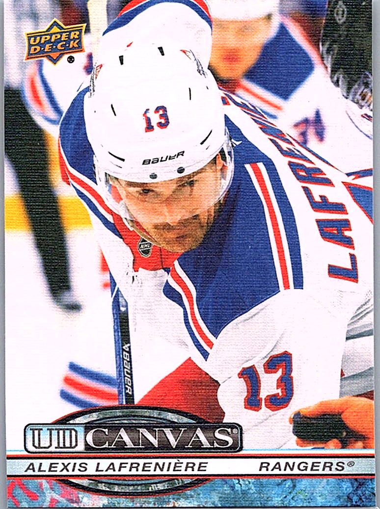 2025-26 Upper Deck - UD Canvas Alexis Lafreniere #C-77 front