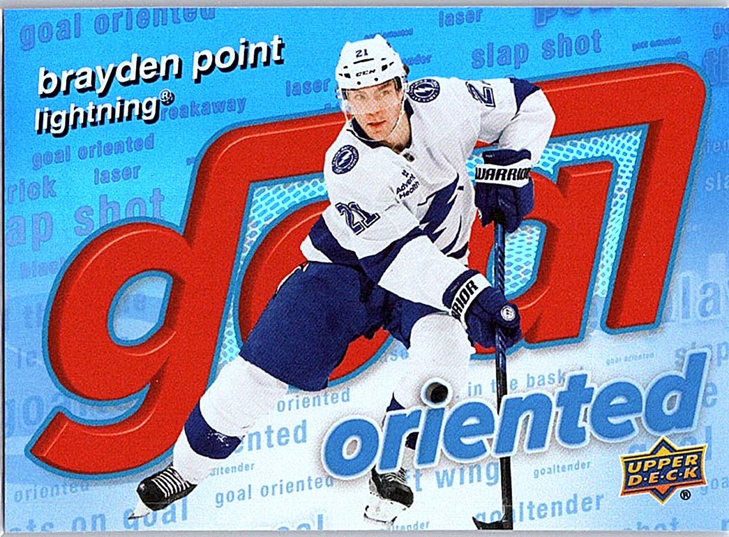 2025-26 Upper Deck - Goal Oriented Brayden Point #GO-13 front