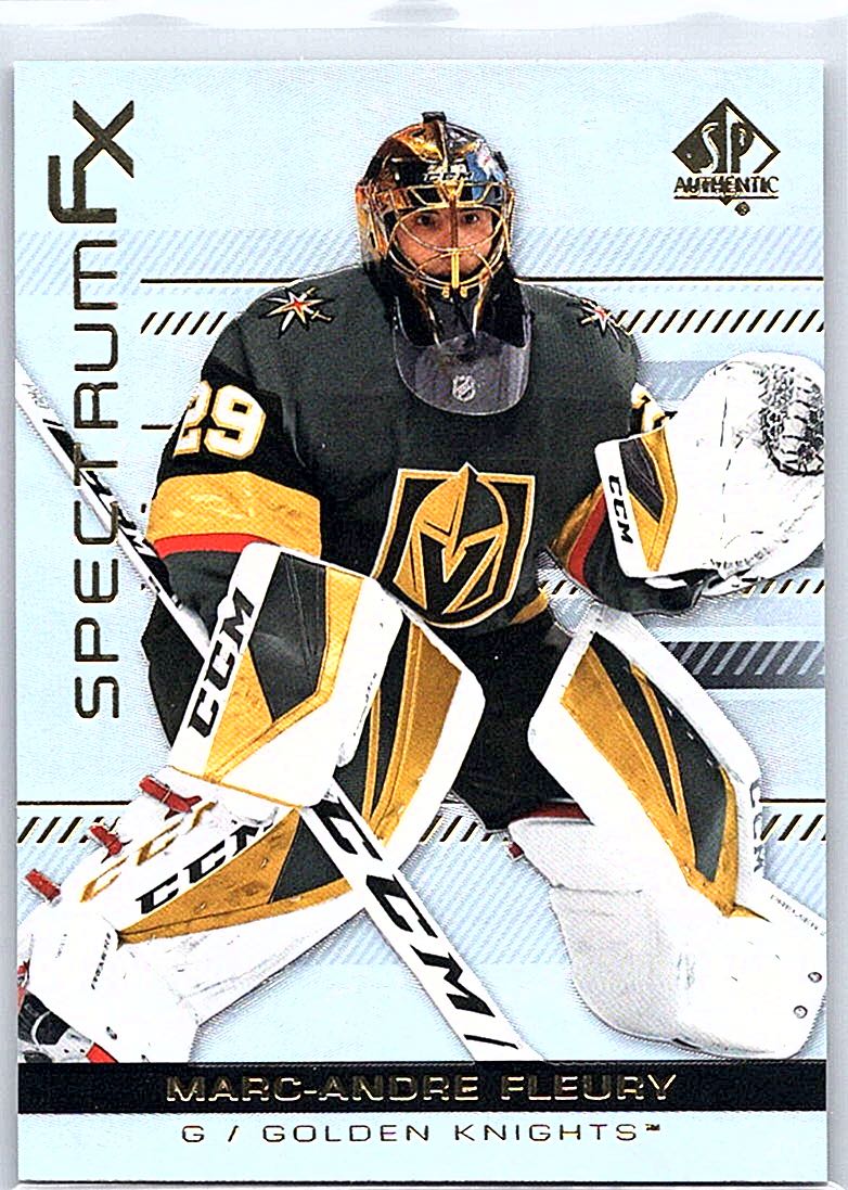 2019-20 SP Authentic - Spectrum FX Marc-Andre Fleury #S-14 front