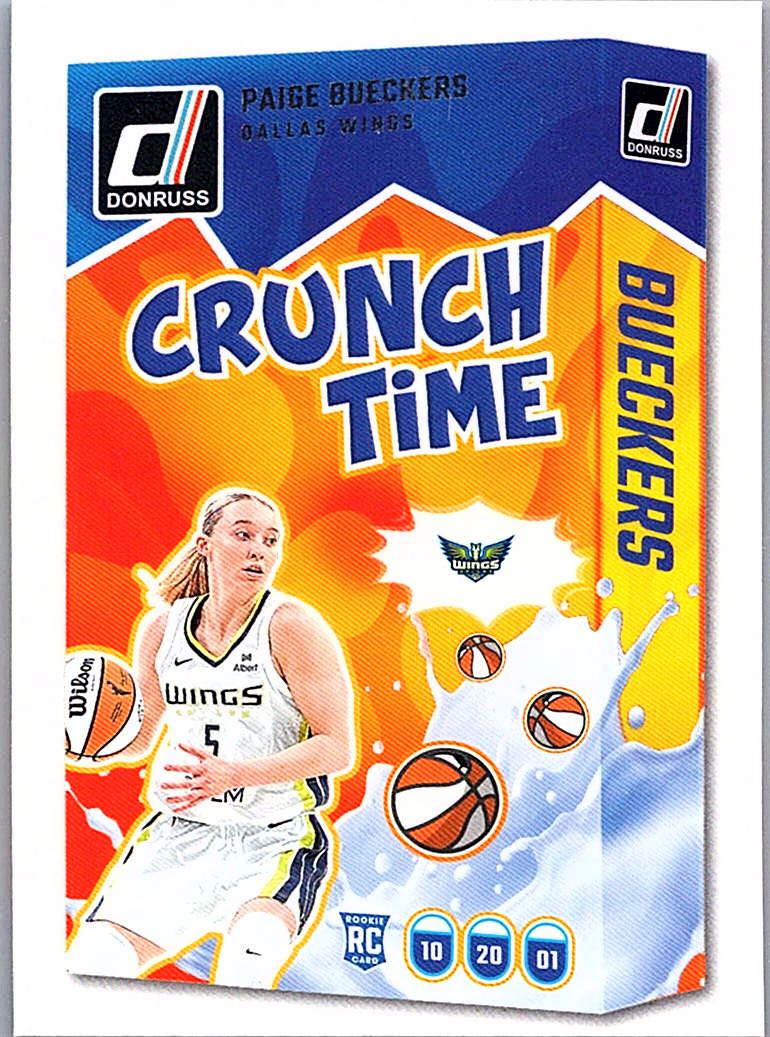 2025 Donruss WNBA - Crunch Time Paige Bueckers #19 front