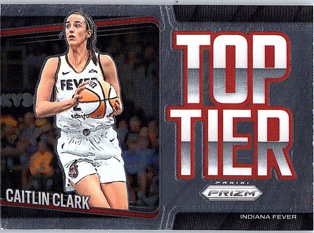 2025 Panini Prizm WNBA - Top Tier Caitlin Clark #8 front