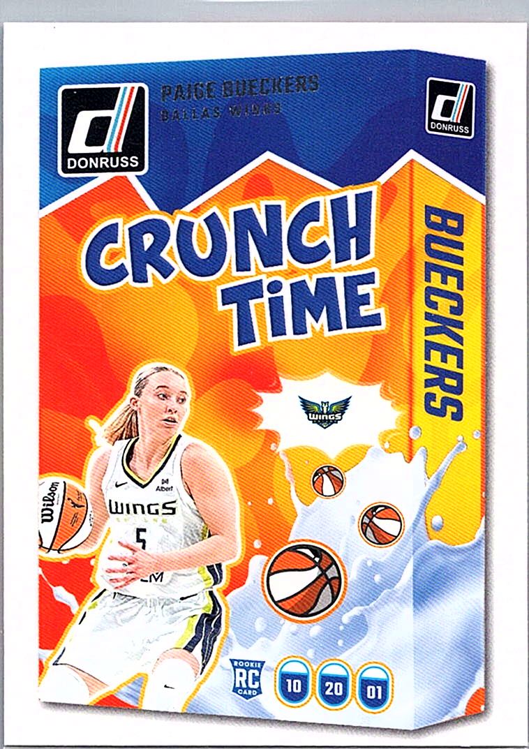 2025 Donruss WNBA - Crunch Time Paige Bueckers #19 front