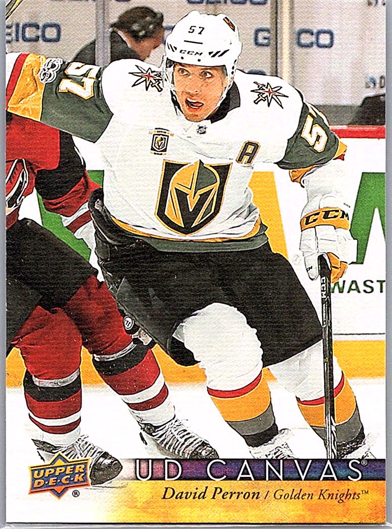 2017-18 Upper Deck - UD Canvas David Perron #C202 front