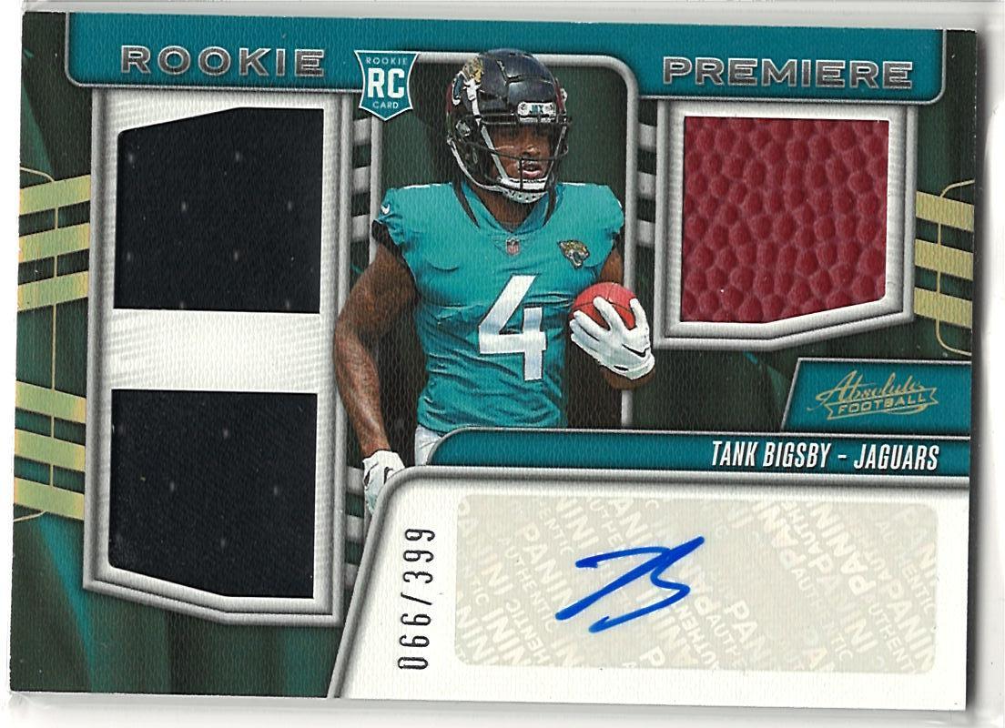 2023 Panini Absolute Tank Bigsby #RPM-TB AU, MEM, RC, SN399 front