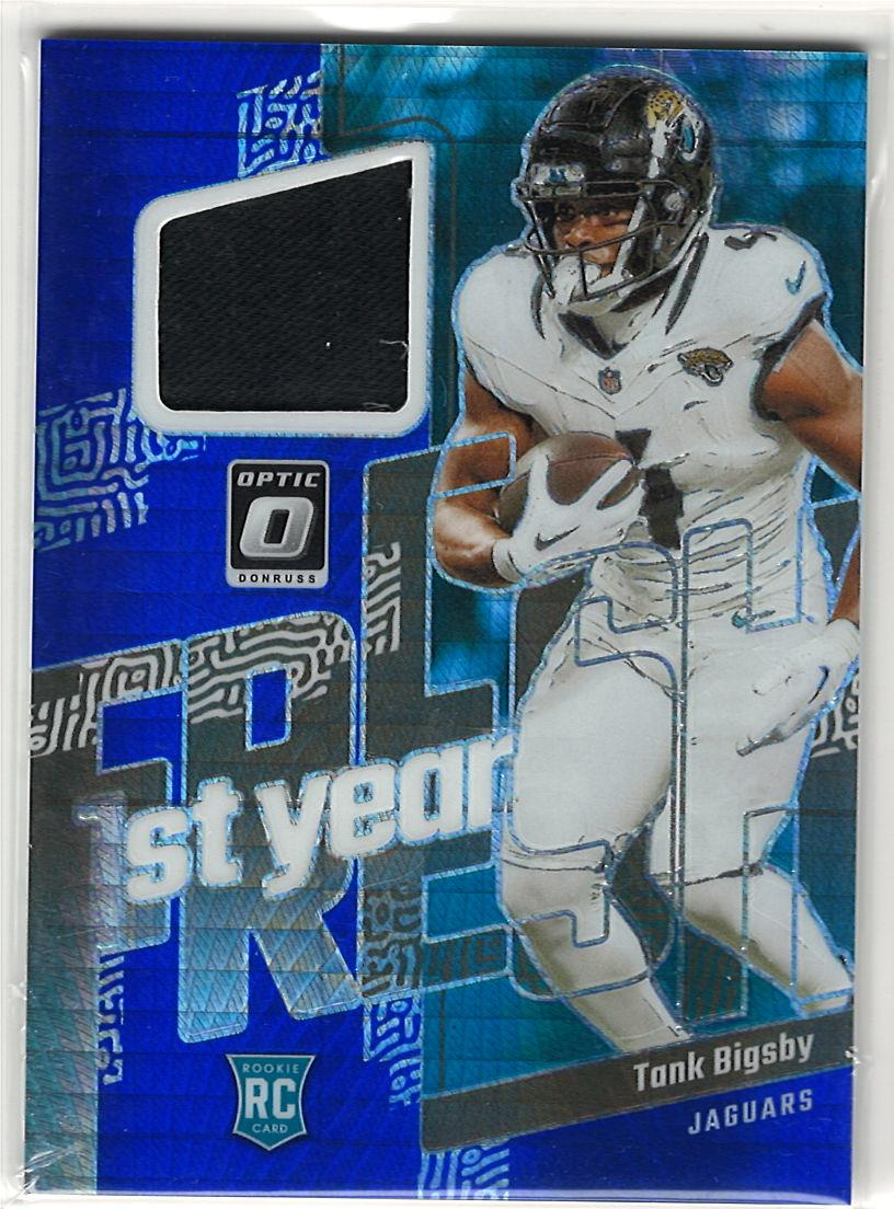2023 Donruss Optic - 1st Year Fresh Blue Hyper Tank Bigsby #FYF-TBI MEM front