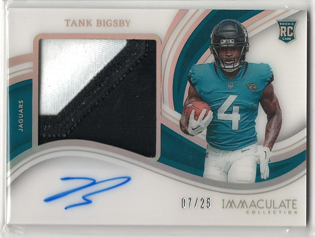 2024 Panini Immaculate Collection Tank Bigsby #PP-TBI front