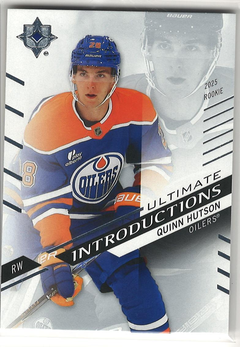 2025-26 Upper Deck Ultimate Collection - Ultimate Introductions Quinn Hutson #UI-QH front
