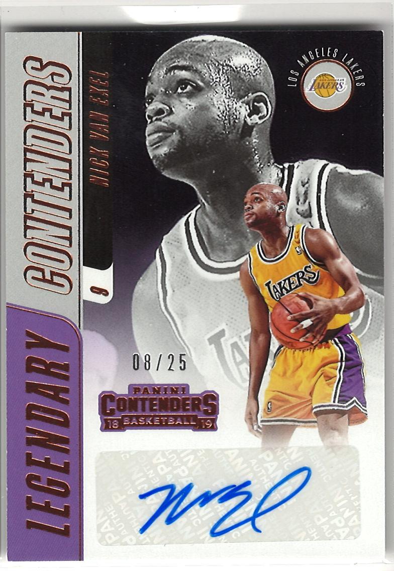 2018-19 Panini Contenders - Legendary Contenders Autographs Bronze Nick Van Exel #LC-NVE AU, SN25 front