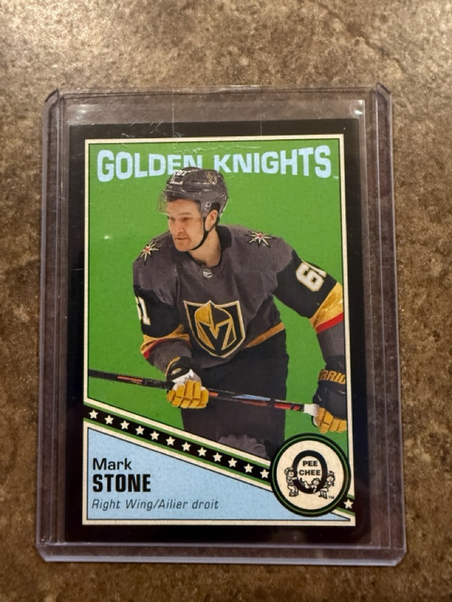 2019-20 O-Pee-Chee - Retro-Black-Border Mark Stone #417 SN100 front