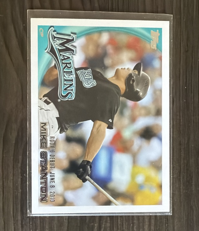2010 Topps Update Mike Stanton #US-327 front