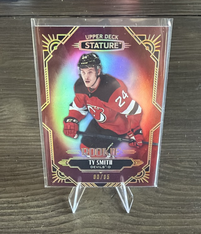 2020-21 Upper Deck Stature - Red Ty Smith #104 SN85 front