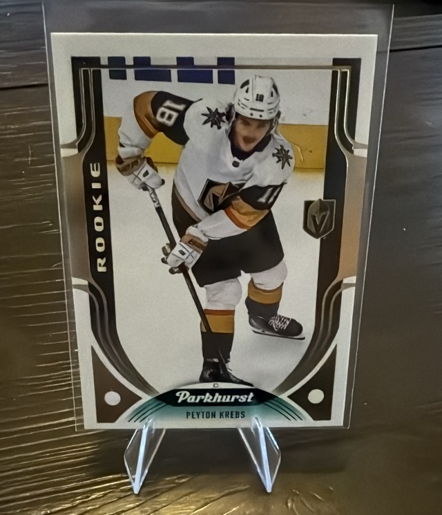 2020-21 Parkhurst - Gold Foil Peyton Krebs #298 RC front