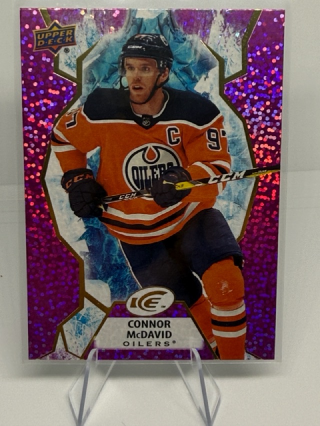 2021-22 Upper Deck Ice - Lavender Connor McDavid #20 front