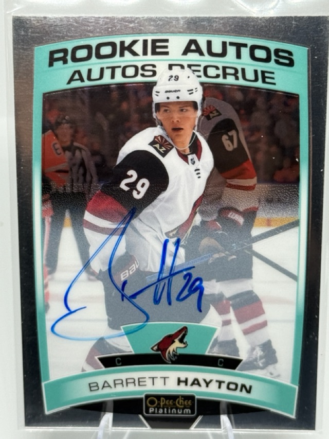 2020-21 O-Pee-Chee Platinum - 2019-20-O-Pee-Chee-Platinum-Update Barrett Hayton #R-BH AU front