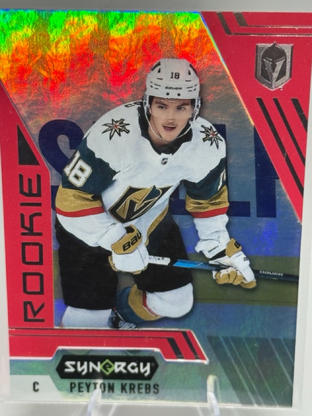 2020-21 Upper Deck Synergy - Red Bounty Peyton Krebs #134 front