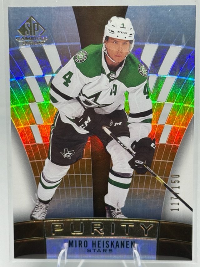2021-22 SP Game Used - Purity Gold Miro Heiskanen #P-7 SN150 front
