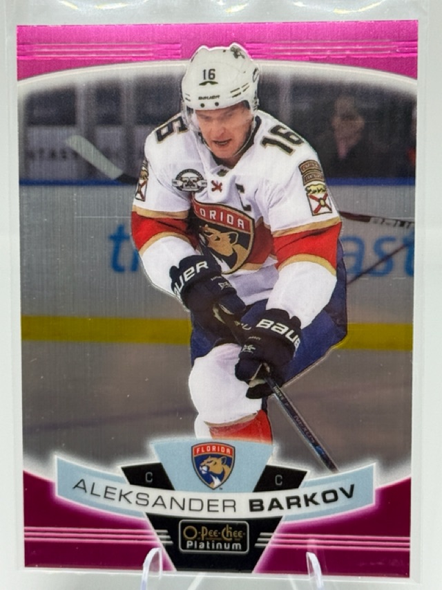 2019-20 O-Pee-Chee Platinum - Matte-Pink Aleksander Barkov #66 front