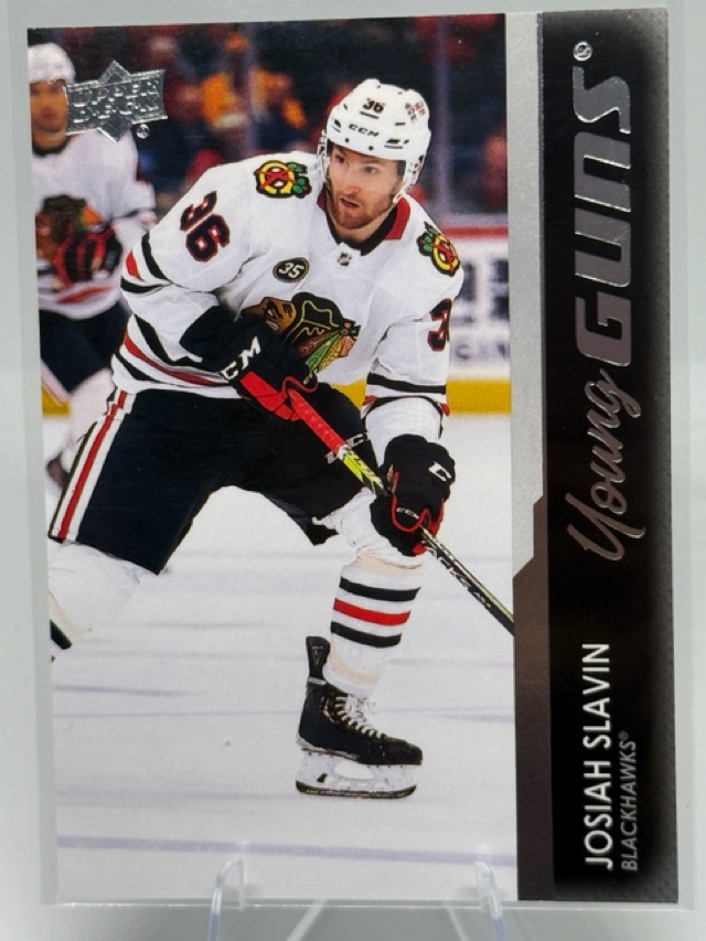 2021-22 Upper Deck Josiah Slavin #718 RC front