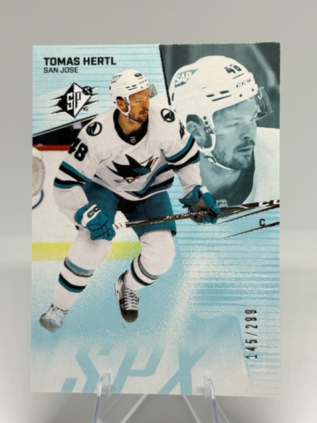 2022-23 SPx Tomas Hertl #92 SN299 front