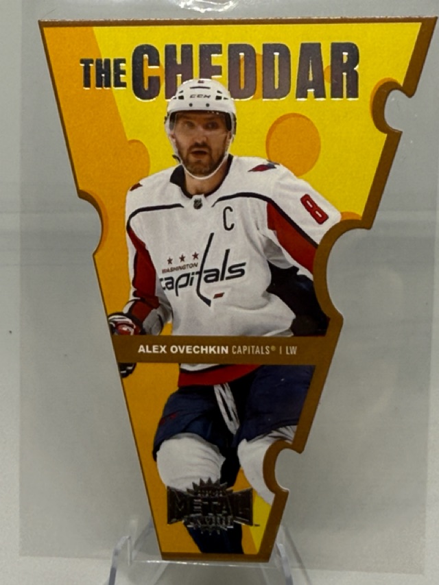 2021-22 SkyBox Metal Universe - The Cheddar Alex Ovechkin #TC-25 front