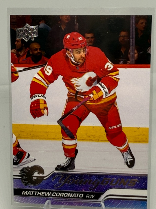 2023-24 Upper Deck Matthew Coronato #201 RC front
