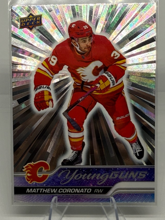 2023-24 Upper Deck - Outburst Silver Matthew Coronato #201 front
