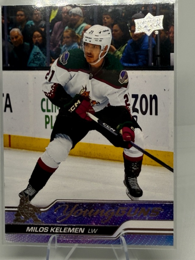2023-24 Upper Deck Milos Kelemen #211 RC front