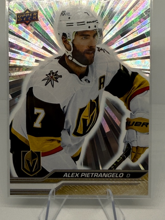 2023-24 Upper Deck - Outburst Silver Alex Pietrangelo #184 front